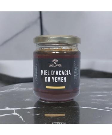 Acacia Honey from Yemen - First quality - Net weight 250g - Pure - 100% natural - rare honey among the best in the world - immense and numerous virtues - immunity BOOSTER - Buy Online on GoSupps.com