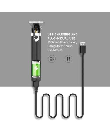 Pro Hair Clipper Hair Clipper Professional Electric Clipper Hair Rimmer Cutting T-Blade Trimmer for Men Household Baldheaded Hair Clippers - Buy Online on GoSupps.com