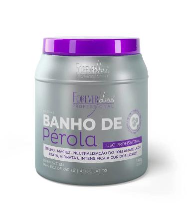Forever Liss - Linha Banho de Perola - Mascara Intensificadora de Loiros 1000 Gr - (Pearl Bath Collection - Blonde Intensifying Mask Net 35.27 Oz)