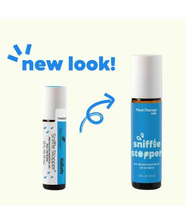 Plant Therapy Kids Sniffle Stopper Essential Oil Blend Pre-Diluted Roll-On 10 mL (1/3 oz) Respiratory Support Blend 100% Pure Natural Aromatherapy Therapeutic Grade - Buy Online on GoSupps.com