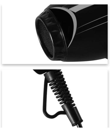 2000W Pro Hair Dryer with Nozzle Ionic Powerful Salon Blow Dryer AC Motor Fast Drying Hairdryer with 2 Speed and 3 Heat Settings Protect Hair for Hairstylist Dresser Home Men Women Home Salon small - Buy Online on GoSupps.com