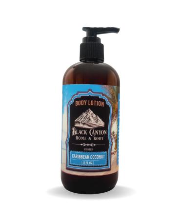 Black Canyon Caribbean Coconut Scented Body Lotion with Lanolin and Jojoba Oil 12 Oz