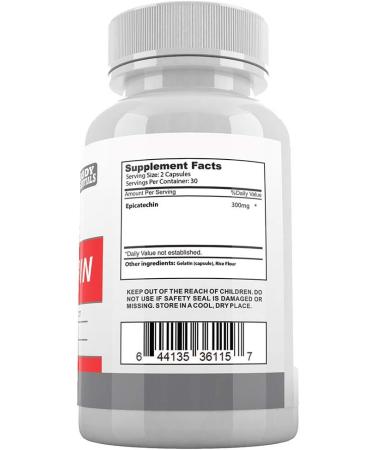 EPICATECHIN 300mg - 60 Capsules by Body Essentials | Boost Muscle Growth Protein Synthesis & Strength | Lean Muscle & Fat Loss - Buy Online on GoSupps.com