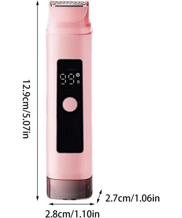 Womens Body Shaver Body Epilator 2 Head Trimmer Portable Waterproof Dry and Underwater for Face Bikini and Pink - Buy Online on GoSupps.com