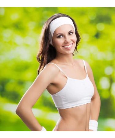 TERSE Non Slip Elastic Sweat Headbands for Women - Soft Fabric Hairbands for Workout, Yoga, Running - Thin Hair Wrap for Girls - Assorted Colors - Buy Online on GoSupps.com