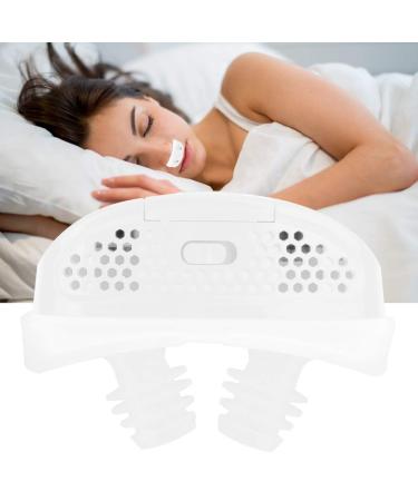 Anti Snoring Devices Electric Micro Cpap Nasal For Men And Women Snoring Aid White