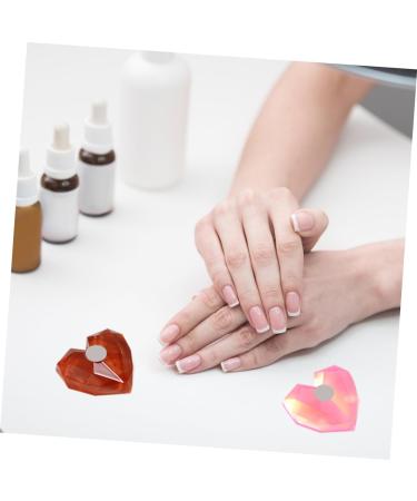 Amosfun 4sets Nail Practice Holder Nail Art Display Holder Training Finger Practice Display Stand Magnetic Nail Tip Holder Crystal Display Stand Beauty Nail Stand Resin Lotus - Buy Online on GoSupps.com
