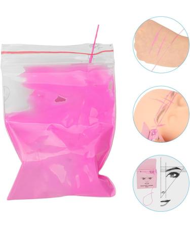 VINTORKY Make up Kits Eyebrow Measuring Tool Household Eyebrow Shaper Stickers Portable Makeup Tools 4.6x1.8x7.5cm Pink - Buy Online on GoSupps.com