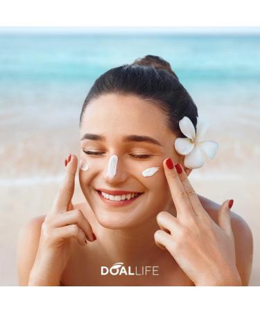  DOALLIFE Facial Sunscreen SPF 50 - Oil-free anti-blemish sun protection anti-aging effect immediate effectiveness vegan 50 ml - Buy Online on GoSupps.com