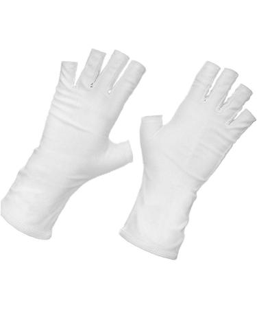 Nail UV Shield Gloves - Anti-UV Sunblock Protective Driving & Manicure Gloves | 1 Pair - Buy Online on GoSupps.com