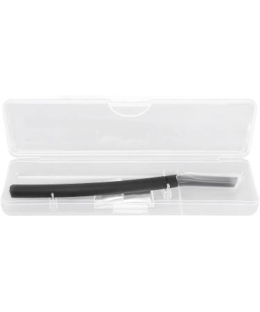 Metal Eye Brewing Trimmer - Stainless Steel Manual Eyebrow & Facial Hair Remover | Unisex Multi-Purpose Tool with 6 One-Way Blades - Buy Online on GoSupps.com