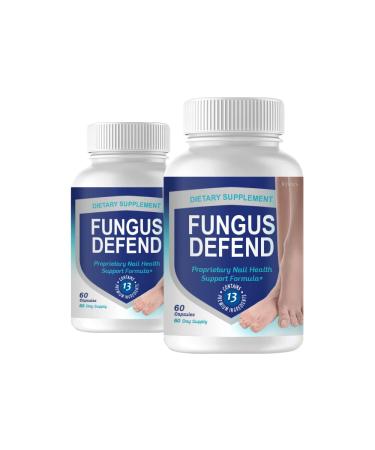 (2 Pack) Fungus Defend - Fungus Defend Proprietary Nail Health Support Formula (120 Capsules)