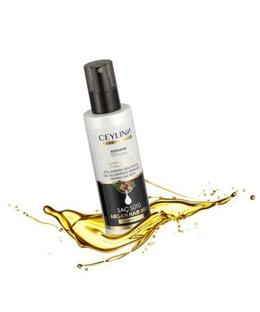 Ceylinn Argan Hair Milk - 10 Benefits for Weak Dry & Stressed Hair | Strengthening Nourishing & Repairing - 150ml - Buy Online on GoSupps.com