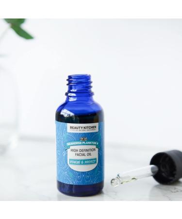 Beauty Kitchen SeaHorse Plankton+ Facial Oil | Organic High-Definition Hydration | Anti-Aging Microalgae | Eco-Friendly Reusable Bottle - Buy Online on GoSupps.com