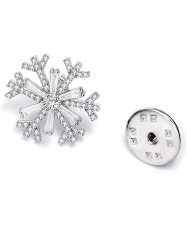 WIPPWER Pin Jewelry Gifts for Women Crystal Jewelry Winter Snowflake Brooch Pin Elegant Crystal Brooch Pins for Women Brooches & Pins - Buy Online on GoSupps.com