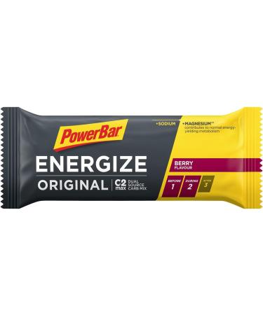 Powerbar Energize Original Berry - High Carb Energy Bar with C2MAX 25x55g | Fast International Shipping - Buy Online on GoSupps.com