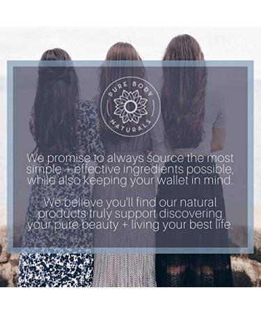 Pure Body Naturals Argan Oil Hair Mask - 8 fl oz Deep Conditioning Treatment for Damaged Hair - Buy Online on GoSupps.com