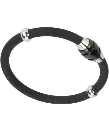 Geeryzhe Antistatic Silicone Bracelet - Portable Elastic Sports Bracelet with Negative Ions for Outdoor Activities & Christmas (20 cm) - Buy Online on GoSupps.com