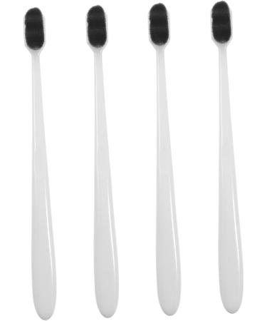 Minkissy 8pcs Soft Portable Travel Toothbrushes - Nylon Daily Toothbrushes for Adults & Kids - Aesthetic Foldable Design in Round PP Tube - Perfect for Travel - Buy Online on GoSupps.com