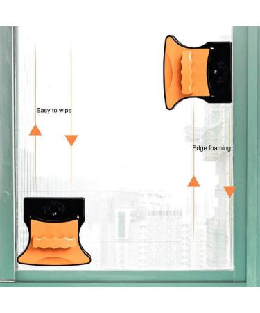 Double-Sided Magnetic Glass Wiper Cleaner for Double Glazing - Effortlessly Clean Windows Fish Tanks Skylights This Versatile Cleaning Tool - Magnetic Window Cleaner Brush Orange 45HaoAM - Buy Online on GoSupps.com