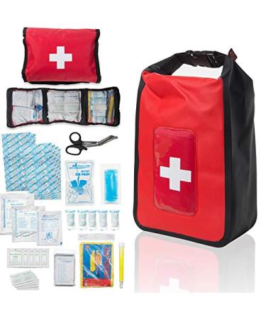 Delta Provision Waterproof First Aid Kit - Boating & Marine - Fully Stocked in a Heavy Duty Watertight Bag - Perfect for Boat, Truck, Kayak, Four Wheeler, Canoe, Camping, Fishing