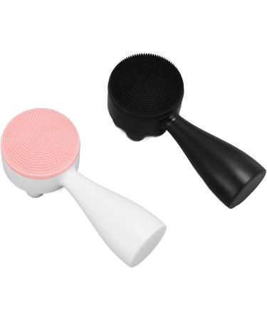 Facial Deep Cleansing Brush Double Sided Soft Bristles Exfoliating Manual Face Brush for Travel - Buy Online on GoSupps.com
