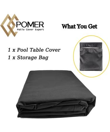 POMER 89 Waterproof Pool Table Cover for 7ft Billiard Tables - Dustproof & Durable - 89x45x32inch - Buy Online on GoSupps.com