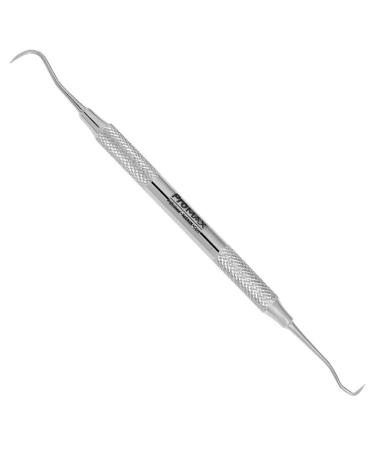 Professional Dental Tartar Scraper Tool - Double Ended Tartar Remover for Teeth, Dental Pick, Plaque Remover, Tooth Scraper - Added Tooth Cleaning at Home - 100% Surgical Stainless Steel-45-10125 (1) 1 Count (Pack of 1)