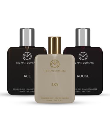 The Man Company Men Daily Delight Perfume Gift Set - 50Ml*3 | Luxury Long-Lasting Floral Fragrance | Premium Body Spray | Gift For Him - Set Of 3