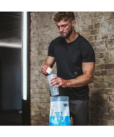 PhD Nutrition Diet Whey Banana Protein Powder 2kg - Low Calorie, Low Carb, High Protein Formula - 80 Servings - Buy Online on GoSupps.com