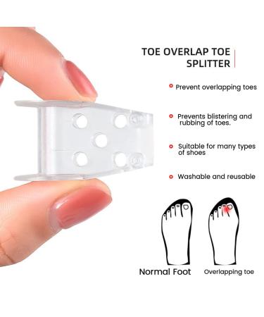 HDYS 2x Toe Spreader - Bunion Corrector & Hallux Valgus Foot Care Protector for Perfect Pedicure | International Shipping Available - Buy Online on GoSupps.com