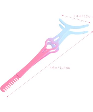 POPETPOP Lash Clamp Tweezers Accessories Eyelash applicator Eyelash Metal Curler Gradient Eyebrow Tweezers Professional Auxiliary Clip Big Mouth Major Blue Pink Tweezers Eyelash Tool - Buy Online on GoSupps.com