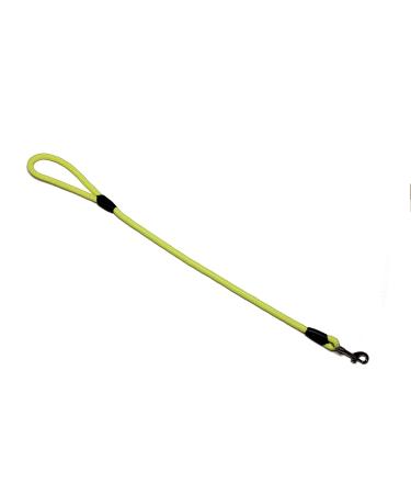 Leash - rope leash with hand loop Basic 10mm 27 colours 7 lengths (0.70 m fluor yellow) 0.70 m fluor yellow