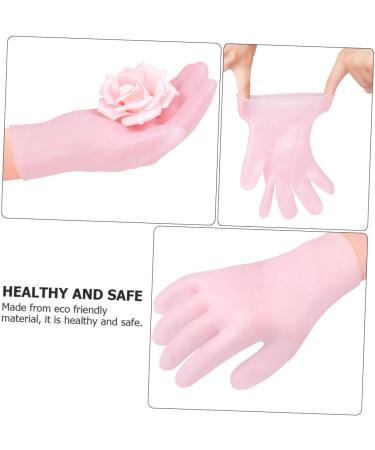 minkissy 2 Pairs Whitening Moisturizing Gloves Cotton Gloves for Dry Hands Hand Treatment Cracked Hands Grooming Glove Bedtime Gloves Gel Moisturizing Gloves Sokcs Anti-Crack Sebs Sock Miss - Buy Online on GoSupps.com