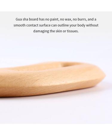 Buy Wooden Body Massage Tool - Lymphatic Drainage Gua Sha Paddle for Pain Relief | Handheld Scraping Massager for Full Body - Buy Online on GoSupps.com
