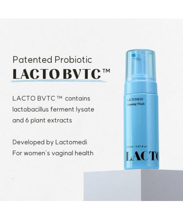 LACTOMEDI Feminine Foaming Wash - pH Balanced Intimate Care with Natural Ingredients | EWG Green-Verified | 5.07 fl oz - Buy Online on GoSupps.com