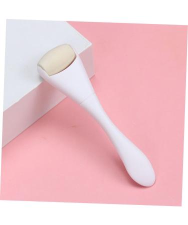Mikinona Oil Removal Roller Face Massager Skin Care Roller Face Beauty Roller Skin Care Tool Facial Massage Tool Oil Absorbing Face Roller Facial Massager Handheld Face Roller 10.30X2.70X1.50CM White - Buy Online on GoSupps.com