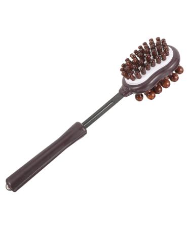 Frcolor Massagehammer Manual massage device wooden massage devices massage device with wooden hammer Massage for the back checkhammer hand massage device connect wooden pearls household