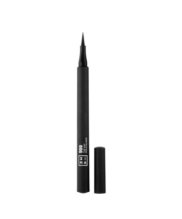 3ina MAKEUP - Vegan - Cruelty Free - The 24h Pen Eyeliner 900 - Black - 24H Longwearing Formula - Intense Black Highly Pigmented Color - Ultra Precise Fine Tip