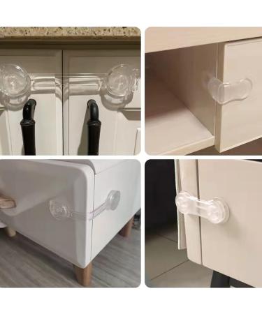6 Pcs Baby Child Safety Locks Transparent Child Safety Cupboard Door Lock Multi-Purpose Latches Mini Multifunction Latch for Kitchen Cabinets Drawers Ovens Refrigerators - Buy Online on GoSupps.com