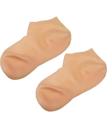 VOCOSTE 1 Pair Moisturizing Gel Socks Cracked Foot Care Protector Ankle Silicone Socks Beige M Size - Buy Online on GoSupps.com