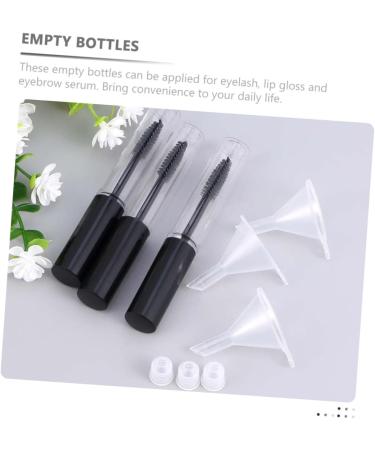 Gogogmee 1 Set Empty Eyelashes Cosmetic Tubes Mascara Tube and Wand Empty Mascara Tube with Wand Mascara Bottles Empty Eyeliner Bottle Mini Lip Gloss Bottles Liquid Eyeliner Bottle - Buy Online on GoSupps.com