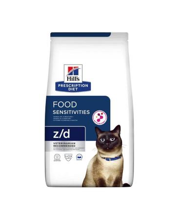 Hills Prescription Diet Feline Z/D Food Sensitivities 1.5kg Feline 1.5 kg (Pack of 1)