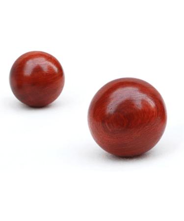 Tovinanna 4-Piece Wooden Massage Balls Set | Baoding Balls for Muscle Relief | Premium Chinese Medicine Classic Rosewood & Bamboo Massagers - Buy Online on GoSupps.com