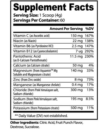 ImmunoPower Daily Electrolyte Powder Drink Mix Fruit Punch 60 Servings Hydration Powder with 6 Key Electrolytes Vitamins and Trace Minerals Keto Friendly Vegan Non-GMO and Sugar-Free - Buy Online on GoSupps.com