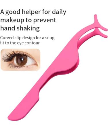 Buy 1 Pc Pink False Eyelashes Tweezer - Professional Makeup Tools for Mink Eyelash Application - Buy Online on GoSupps.com