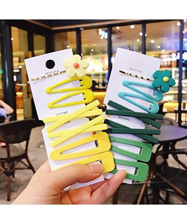 Voko 3Pcs Fashion Hair Clips for Women - Stylish Acrylic Clips in Green Purple & Red | Trendy Hair Accessories for All Hair Types - Buy Online on GoSupps.com