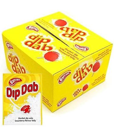 Barratt's & Taveners Bulk Bags & Boxes Of Sweets Perfect for Parties Weddings Nights in Retro & Classic Sweets (Box of Dip Dabs 50 x 23g) - Buy Online on GoSupps.com