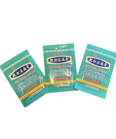 Wu Yang - Pain Patches Medicated Plaster -Three 4 Pack Patches - 12 Totals Patches
