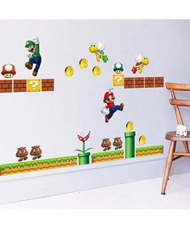 Super Mario Kids Room Wall Sticker - Fun and Colorful Bedroom Decor - Buy Online on GoSupps.com